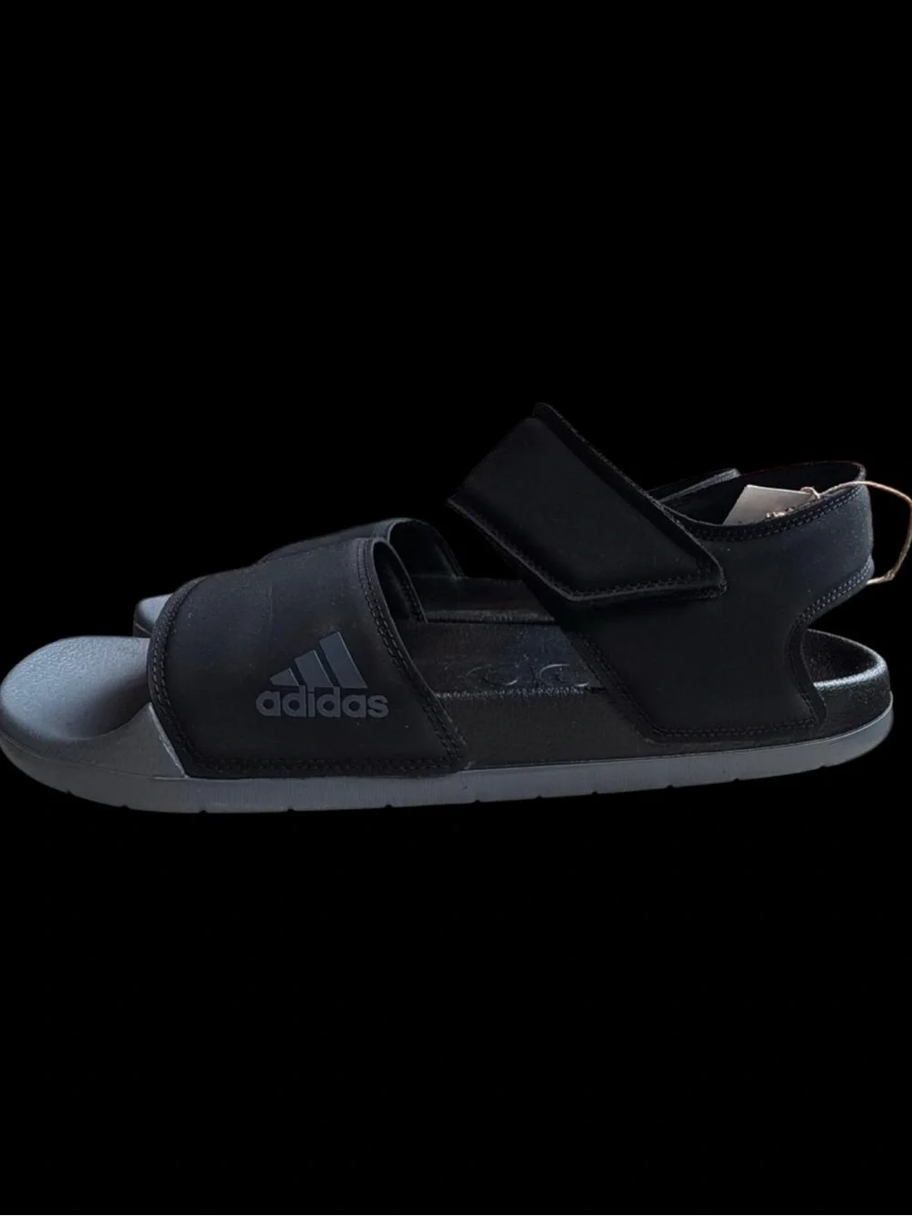 adidas Adilette Sandal Black Grey HP3007 Men’s Size 13 Women’s 14 NEW